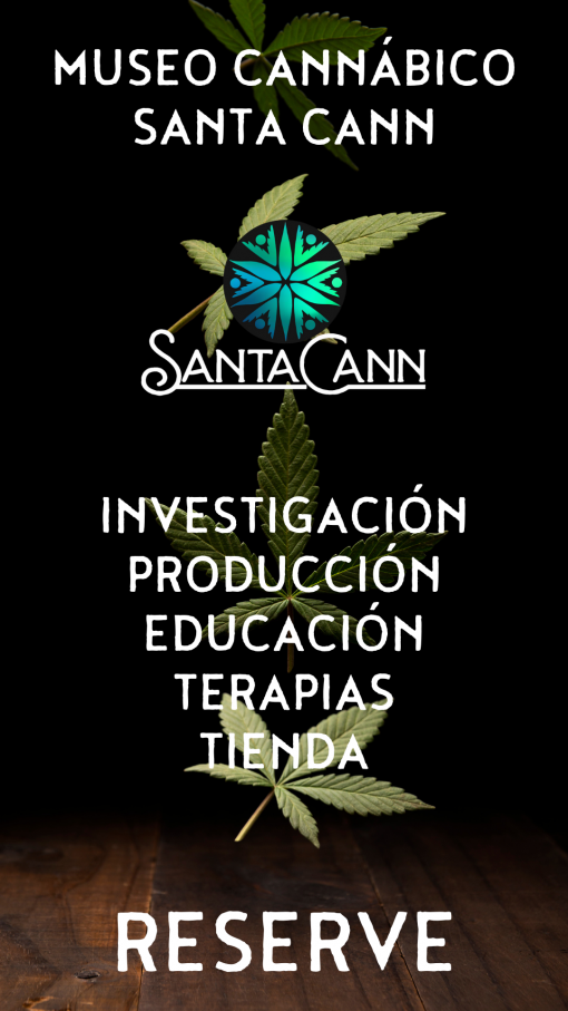 Poster del Museo Cannábico SantaCann - Ecuador