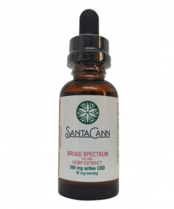 Aceite de cannabis medicinal en base a extracto CBD de amplio espectro. 500 mg de CBD activo.